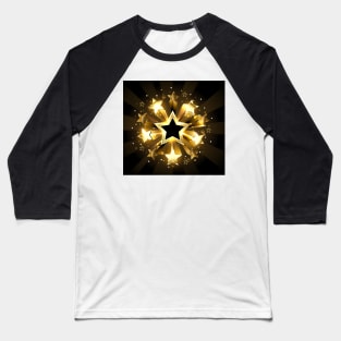 Stellar explosion wits gold stars Baseball T-Shirt